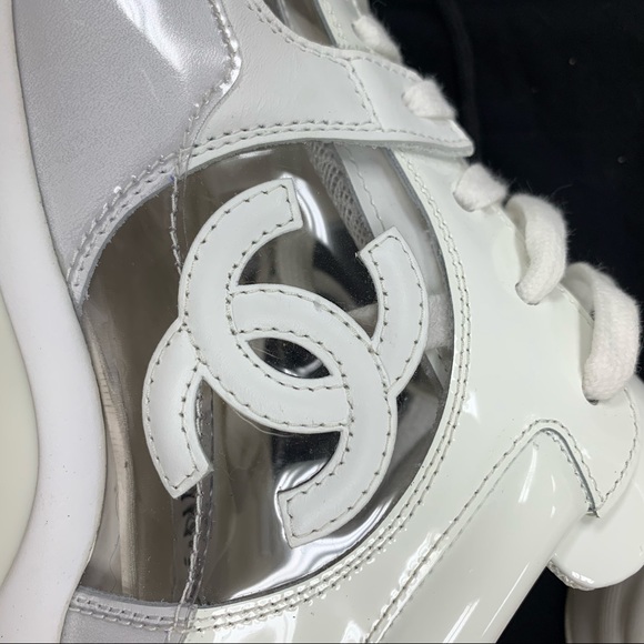 ADDITIONAL photos of CHANEL White Trainers - Picture 7 of 7
